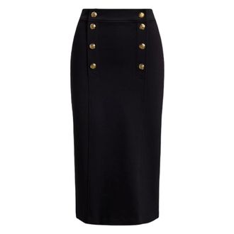 Ralph Lauren Ponte Kokerrok - Dames - Rokken - Zwart - Maat: XS Nylon