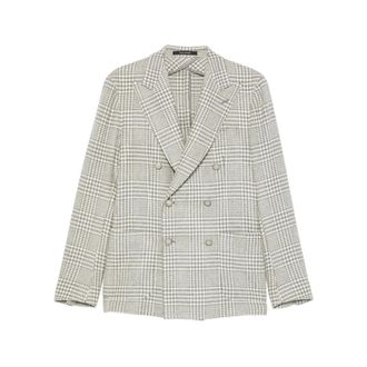 Tagliatore Blazers, male, Gray, Size: M Montecarlo Double-Breasted Jacket