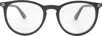 Gucci GG0027O Demo Teacup Ladies Eyeglasses GG0027O 001 50