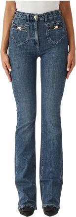 Elisabetta Franchi Mujer, Vaqueros, Azul, Talla: W30