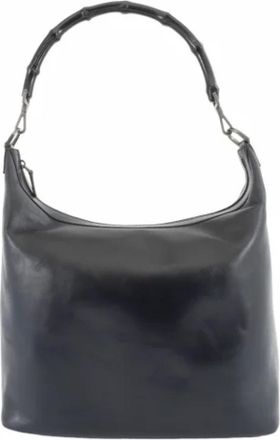 Gucci Pre-owned Handbags, female, Black, Size: ONE SIZE Pre-owned Leather gucci-bags