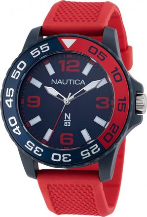 Nautica NAPFWS303 Mens Finn World Watch - Blue - One Size