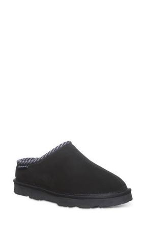 Bearpaw Tabitha Genuine Shearling Lined Slipper in Black at Nordstrom Rack, Size 10