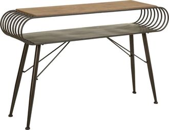 Wanderlust Deco Wanderlust Deco - Recibidor de madera y metal marron 119x33x76
