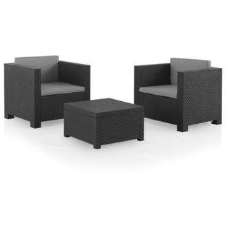 SP Berner Sp-berner - Sill&oacute;n Individual Shaf De Exterior Jard&iacute;n - Grafito - Gris