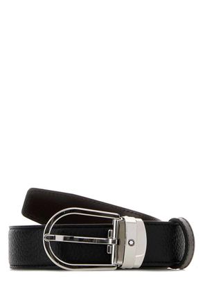 Montblanc Black Cut To Size Reversible Belt