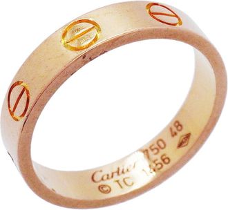 Cartier Pink Gold (18K) Band Ring (Pre-Owned)