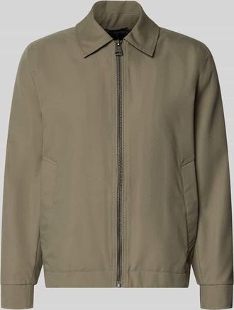 Strellson Regular Fit Blouson mit Umlegekragen Modell LIGHT 2.0 in Oliv, Gr&ouml;&szlig;e 46