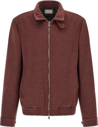 Brunello Cucinelli Hombre, Chaquetas, Rojo, Talla: M