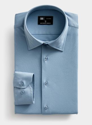 Le 31 Mens Stretch 100% cotton shirt Modern fit