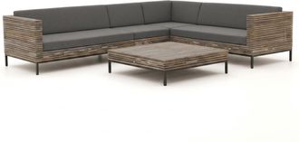 Rough Country Rustic Furniture ROUGH-D hoek loungeset 5-delig 6-zits