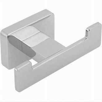 Trade Shop Trade Shop - Appendino Gancio Doppio Da Muro Porta Asciugamani Accappatoi Cromato Bagno 87211