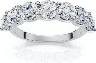 Pompeii3 1 - 3Ct TW Seven Stone Diamond Ring 14k Gold or Platinum Lab Grown