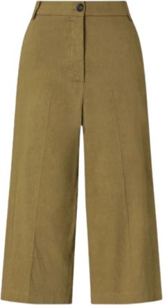 Pinko Raccontami Bermuda - Dames - Korte Broeken - Groen - S - Katoen - Korte Broeken