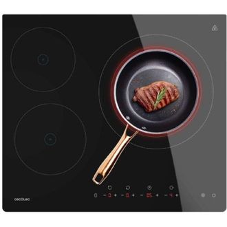 Cecotec Cecotec Placa Vitrocer&aacute;mica 3 Zonas De Fuego Placa Bolero Squad V 3001 Max, Potencia M&middot;xima 2700w, 9 Niveles De Potencia, Kidblock, Apagado Autom&middot;tico