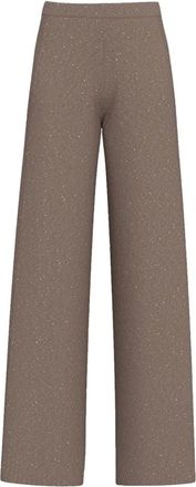 Marella Pantaloni a gamba dritta - - Trousers - Donna - Marrone - M