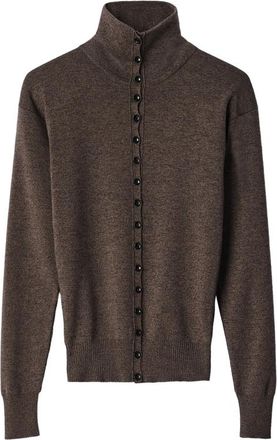 Christophe Lemaire Buttoned Top In Fine Wool