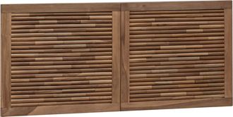 vidaXL Cabecero De Cama Natural Madera De Teca Maciza Vidaxl