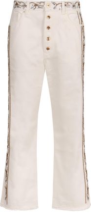 Paco Rabanne Cropped Flared Jeans