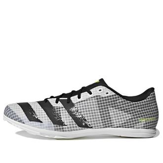 adidas Distancestar Spikes Crystal White Black FY0320