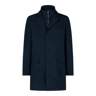 Save The Duck Hombre, Abrigos, Azul, Talla: M