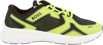 HUGO BOSS Owen Runner Sneakers - Heren - Sneakers - Groen - 42 EU - Schoenen