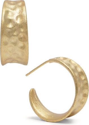Saachi Hammered Half Hoop Earrings in Gold at Nordstrom Rack