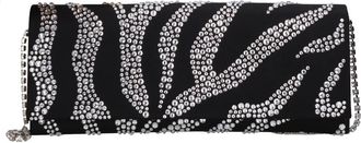Gedebe Crystal Envelope - Dames - Clutches - Zwart - ONE Size - Satijn - Tassen