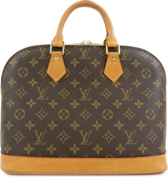 Louis Vuitton Alma Monogram Canvas Brown Canvas Handbag (Pre-Owned)