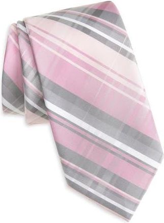 Calvin Klein Landon Plaid Tie in Pink at Nordstrom Rack