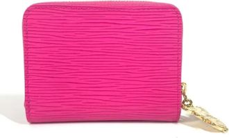 Louis Vuitton Pre-owned Wallets, female, Pink, Size: ONE SIZE Pre-owned Leather Wallet