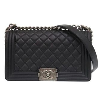 Chanel Pre-owned Vintage Shoulder Bag - Dames - Pre-owned - Zwart - Maat: ONE Size Leer