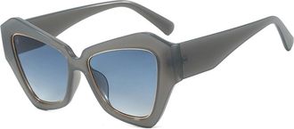 Generic UV400 Men And Women Outdoor Commuting Sunglasses Large Frame Party Sports Vacation Sun Glasses(Blue)