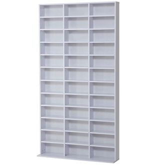 HOMCOM HOMCOM Media Shelving Unit - White - Home Living | TJ Hughes