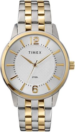 Timex Mens Dress Analog Stainless Steel Mens Watch