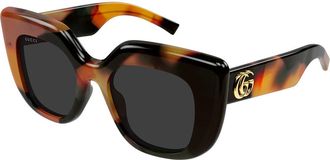 Gucci GG2030S 002 Womens Sunglasses Tortoiseshell Size 50 - Free RX Lenses - Free RX Lenses