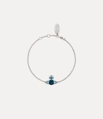 Vivienne Westwood Ismene Bracelet Platinum-dark-blue-cz Platinum-dark-blue-cz Women