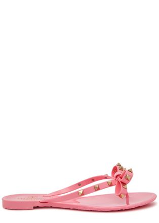 Valentino Garavani Rockstud Flip Flops - Pink - 36 (IT36 / UK3)