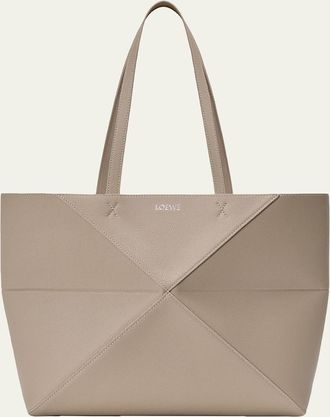 Loewe Puzzle Fold Tote Bag in Leather