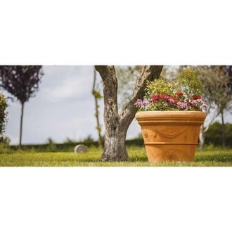 Monacis Vaso De Pol&iacute;mero Monacis Con Doble Borde, Fest&oacute;n Impruneta &Oslash;40 (40x32h)