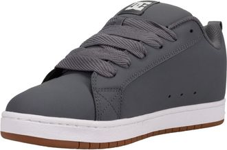 DC Sneaker DC SHOES Court Graffik, Herren, Gr. 10,5 (44), weiss (grau, wei&szlig;), 57.05% Leder, 28.2% Synthetikmaterial, 13.87% Polyester, 0.88% Textil, Schu