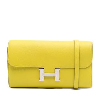 Herm&egrave;s Leren Clutch Portemonnee