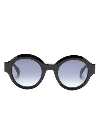 Gigi Studios Stella round-frame sunglasses - Black