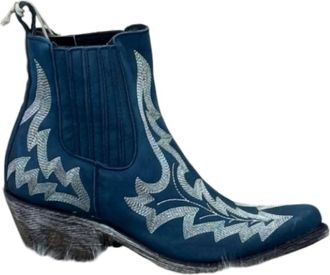 Liberty Black Womens Simone Bootie In Blue