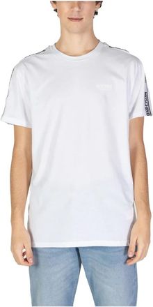 Moschino Witte Katoenen T-shirt Korte Mouw - Heren - T-shirts - Wit - XS - Katoen - Tops