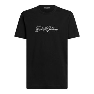 Dolce & Gabbana Hombre, Camisetas, Negro, Talla: XL