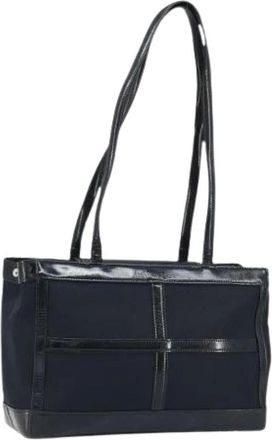 Saint Laurent Pre-owned Shoulder Bags, female, Black, Size: ONE SIZE Pre-owned Vintage Tote Bag