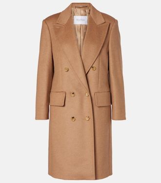 Max Mara Cosa double-breasted camel hair coat