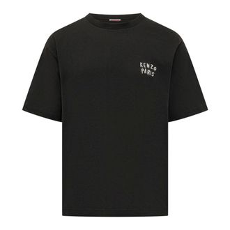 Kenzo T-Shirts, male, Black, Size: XS Boke Heart Oversized T-Shirt