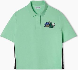 Lacoste Womens Fit Polo Shirt - Green - Size: 10